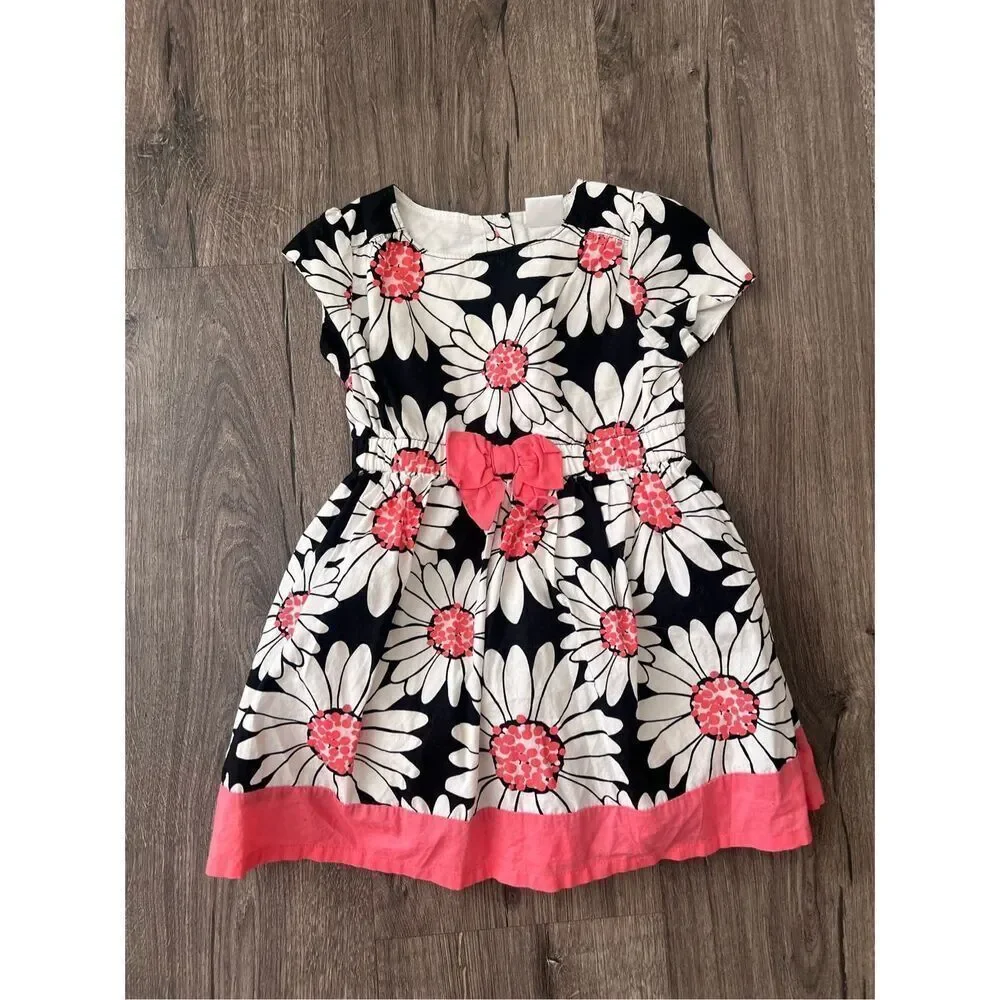 Gymboree Girls' Toddler Daisy Print Poplin Dress size 18-24